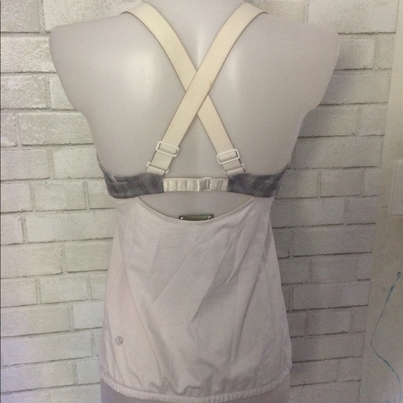 Lululemon women’s white/gray workout tees size 6 - Picture 5 of 7